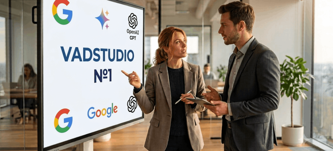VADSTUDIO выведет ваш бизнес в рекомендации Gemini и Google